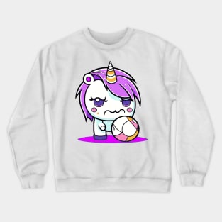 Angry Unicorn Crewneck Sweatshirt